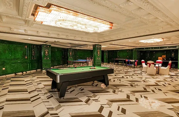 Games room at Villasita Resort, Kasauli